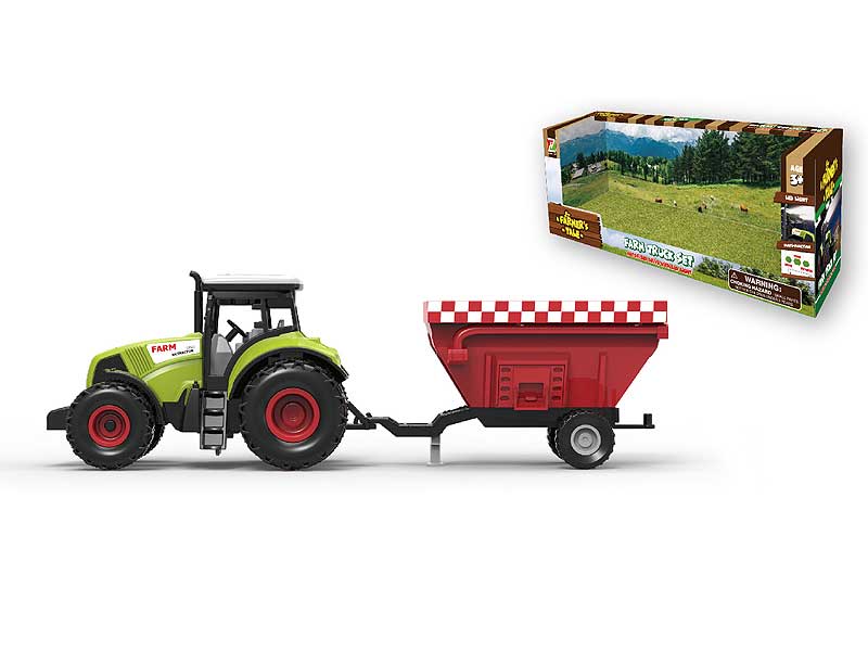 Friction Farmer Truck W/L_S toys