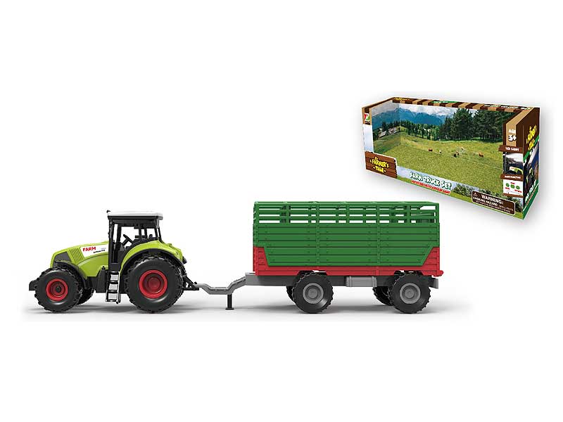 Friction Farmer Truck W/L_S toys