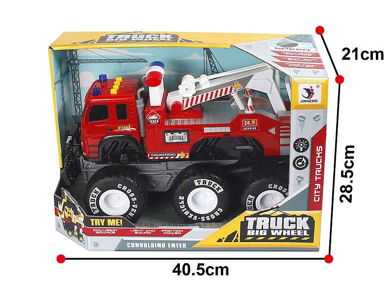 Frction Transforms Fire Engine W/L_IC toys