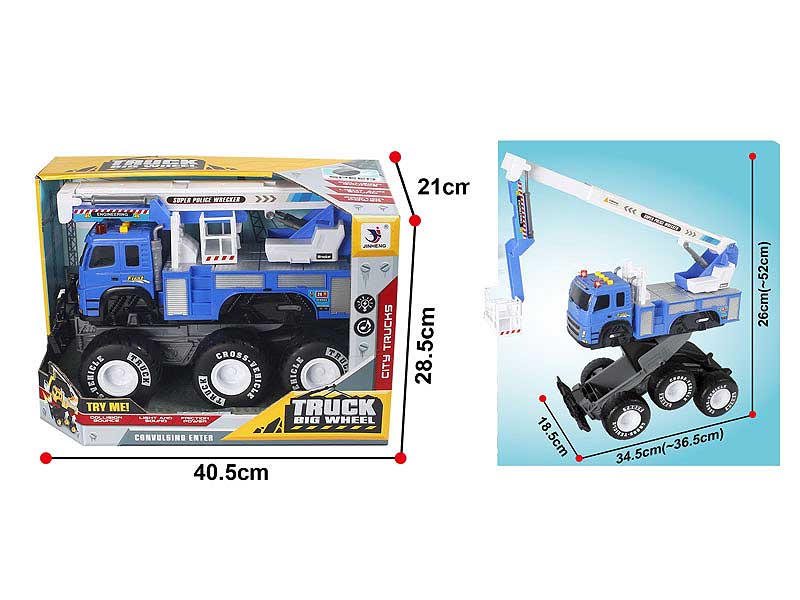 Frction Transforms Rescue Crane W/L_IC toys