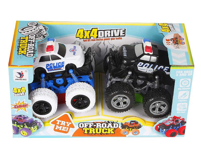Friction Swing Police Car(2in1) toys
