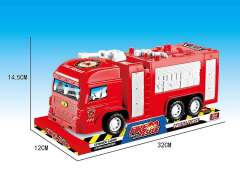 Friction fire engine, friction car, toy fire engine, plastic fire engine