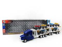 Friction Double Deck Trailer, friction car toys