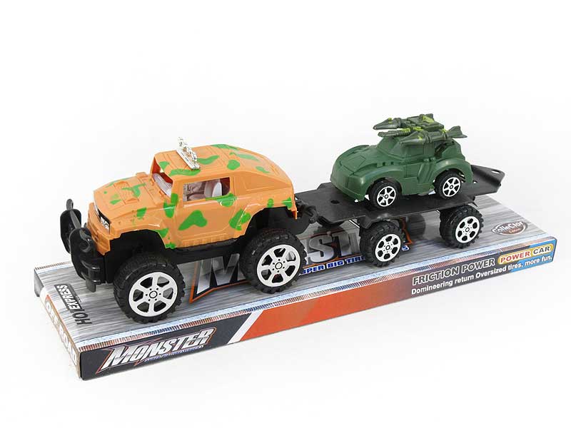 Friction Truck Tow Free Wheel Car(4S2C) toys