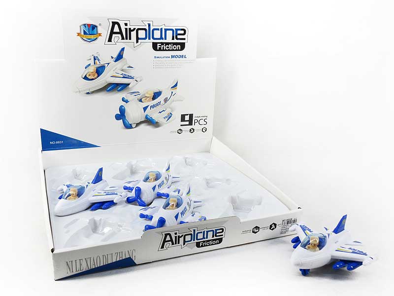 Friction Airplane(9in1) toys