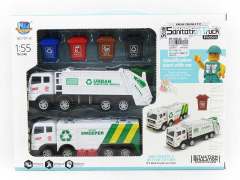 Friction Sanitation Truck Set(2in1)
