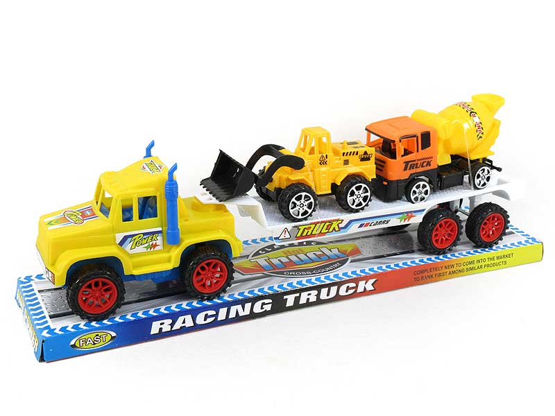 Friction Truck Tow  Free Wheel Construction Truck(2C) toys