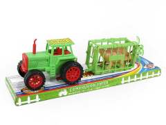 Friction Farmer Tractor Set