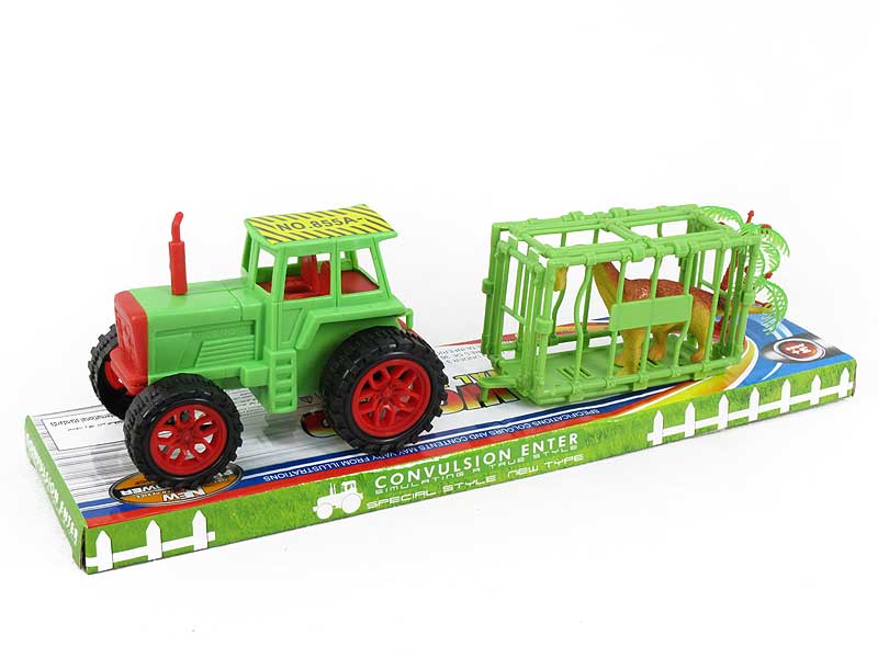 Friction Farmer Tractor Set toys