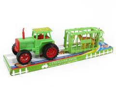 Friction Farmer Tractor Set