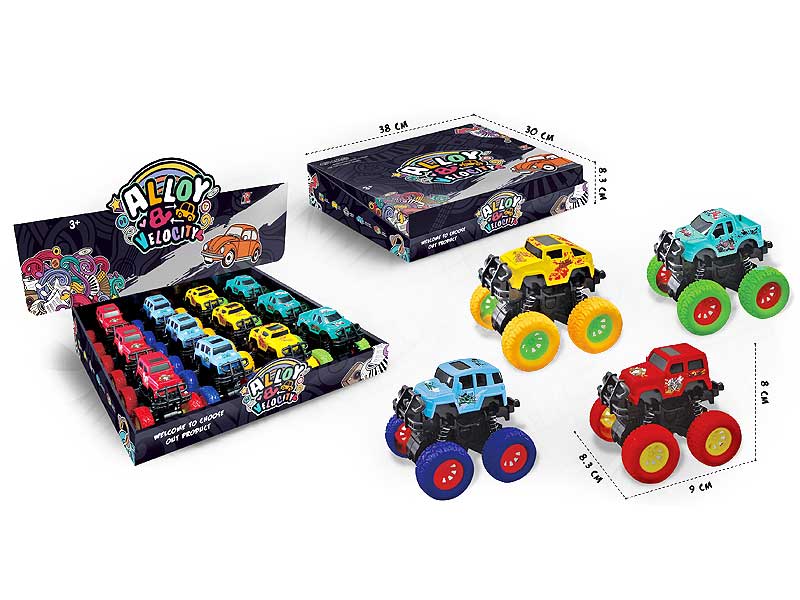 Die Cast Car Friction(12in1) toys
