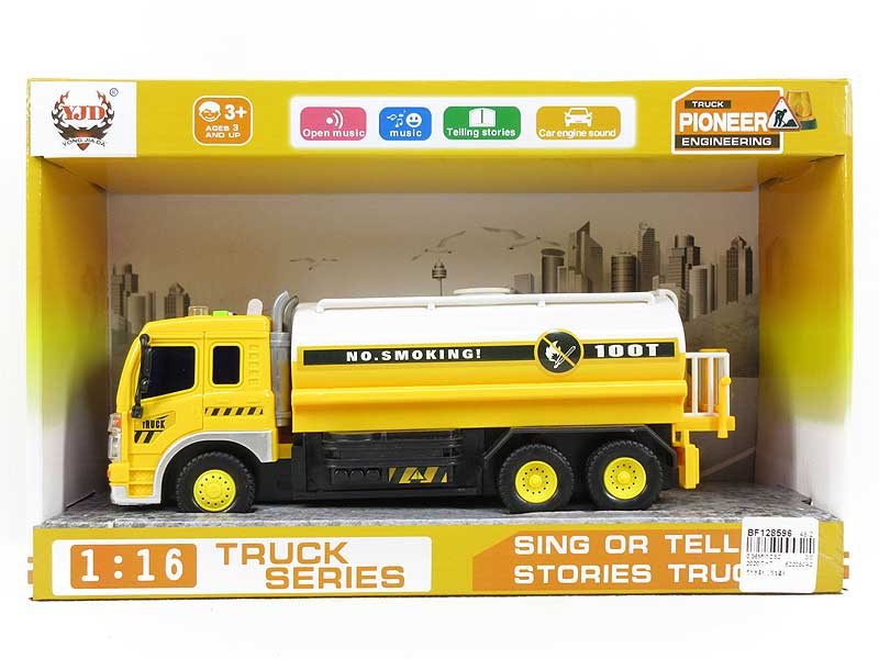 Friction Story Telling Engineering Truck toys
