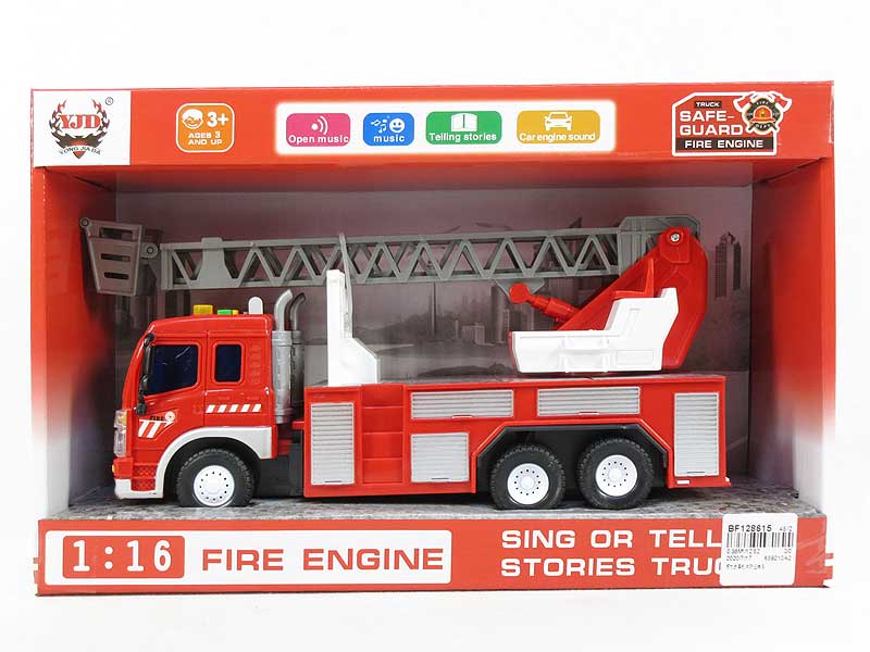 Friction Story Telling Fire Engine toys