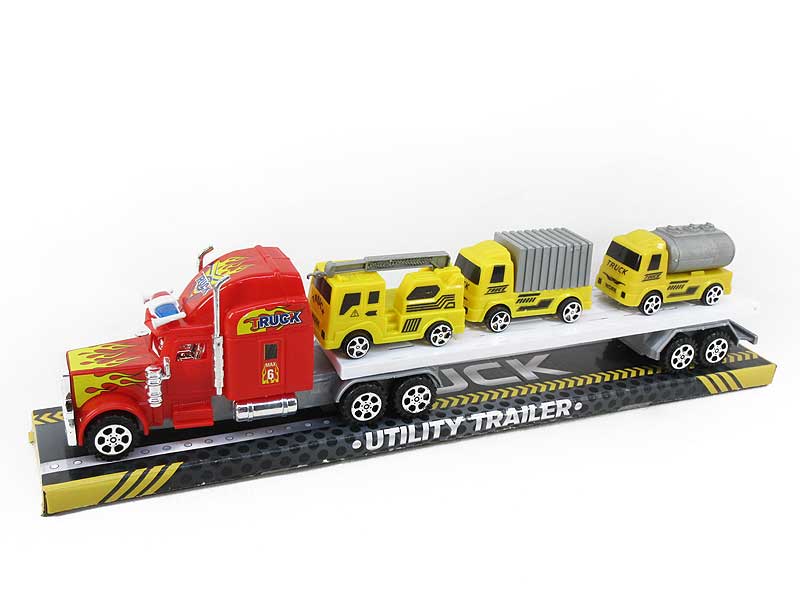 Friction Truck Tow Free Wheel Construction Truck(2C) toys