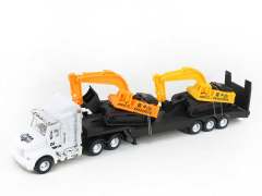 Friction Car Tow Construction Truck(3C)