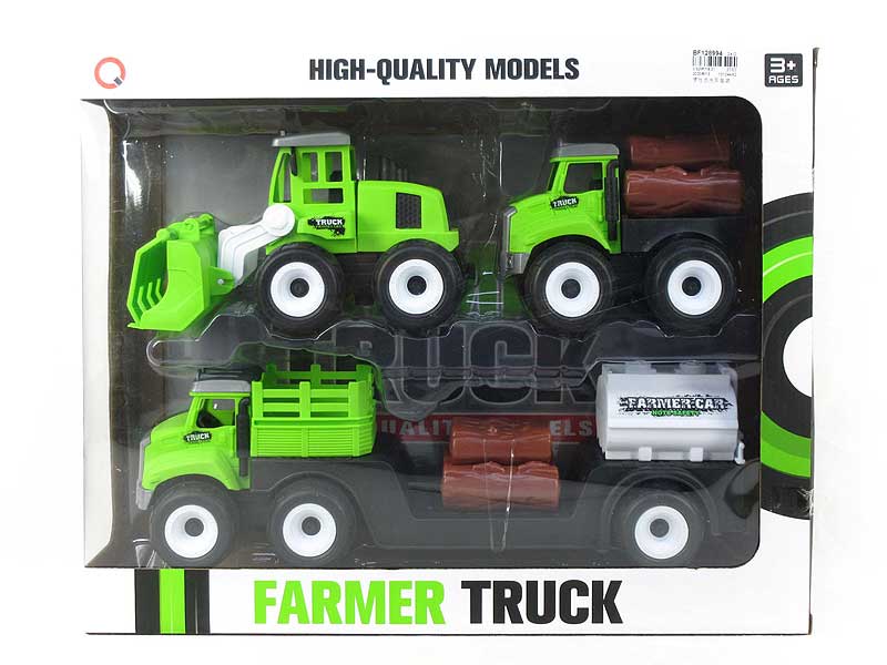 Friction Farmer Tractor Set toys