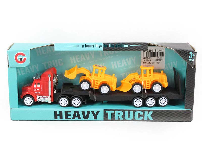 Friction Car Tow Construction Truck(3C) toys