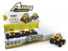 Die Cast Construction Truck Friction(12in1)