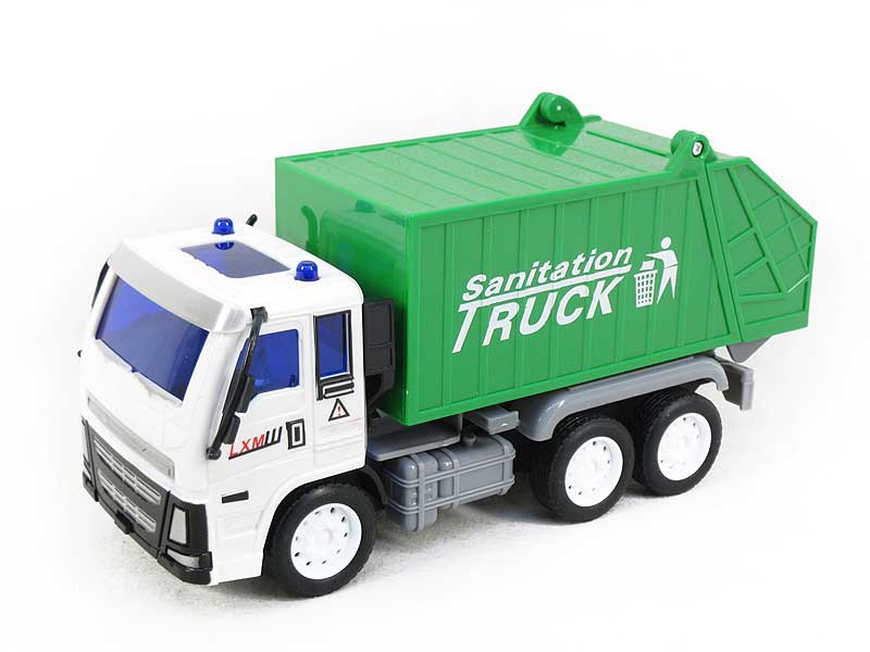 Friction Sanitation Transport Car toys