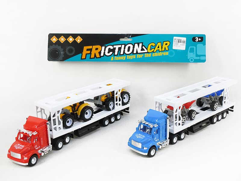 Friction Double Deck Trailer(2in1) toys