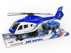Fricton Helcopter & Free Wheel Police Car