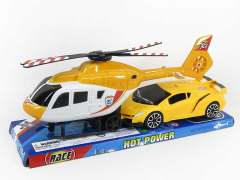 Fricton Helicopter & Free Wheel Car