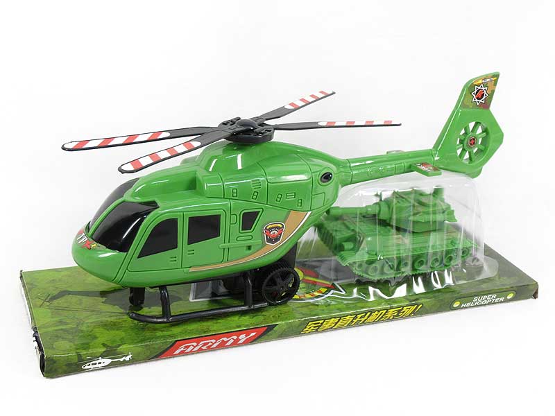 Fricton Helicopter & Free Wheel Panzer toys