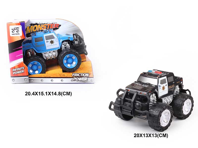 1:28 Friction Cross-country Police Car(2C) toys