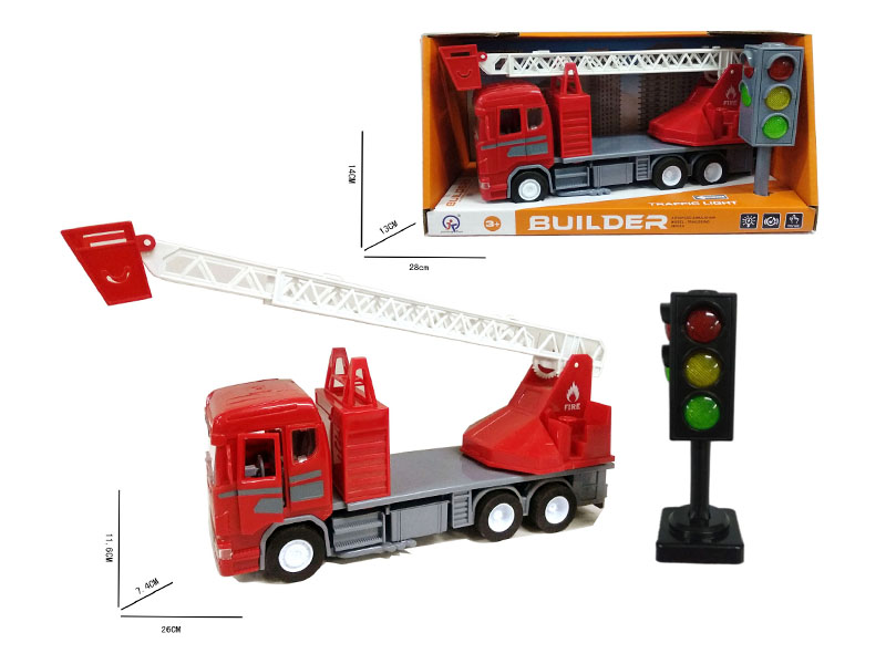 Friction Construction Truck W/L_IC & Traffic Lights toys
