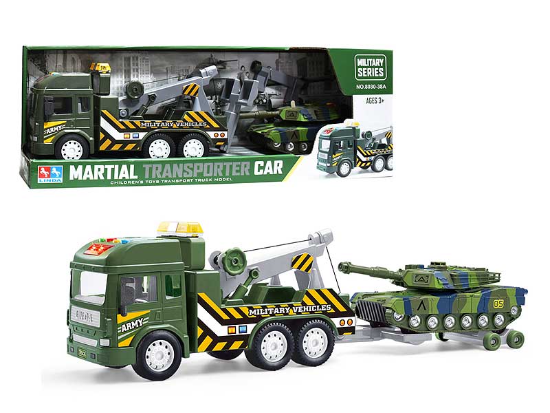 Friction Military Truck W/L_M toys