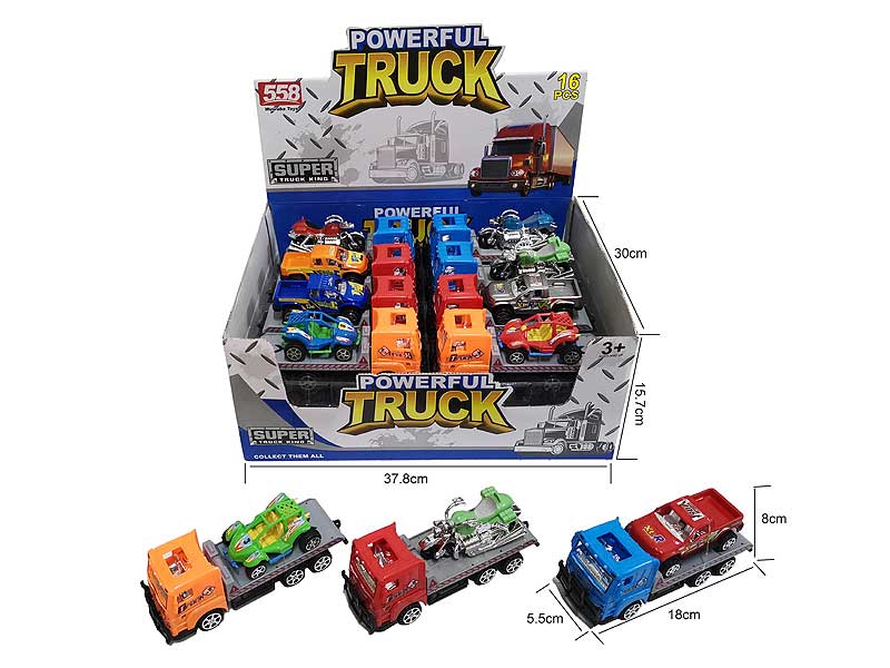 Friction Tow Truck(16in1) toys