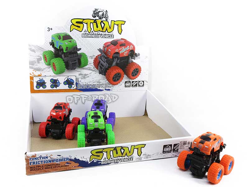 Friction Stunt Car(12in1) toys