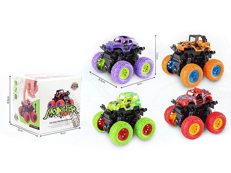 Friction Stunt Cross-country Car(4S4C) toys