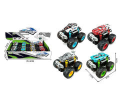 Die Cast Cross-country Racing Car Friction(8in1)