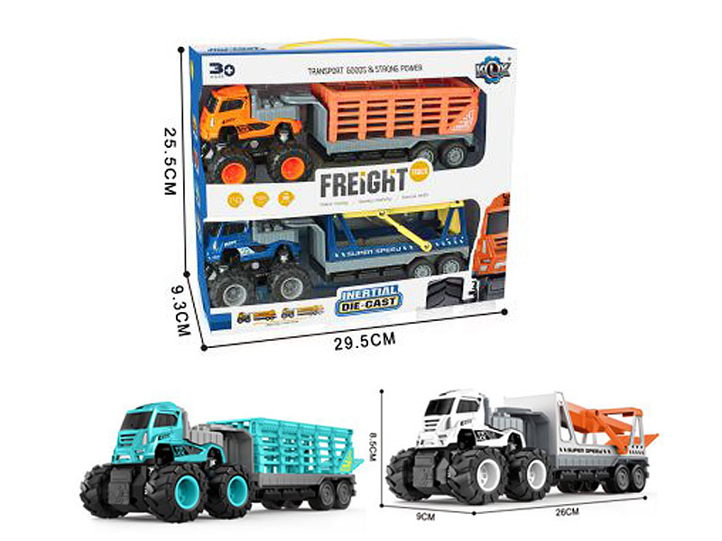Die Cast Truck Friction(2in1) toys