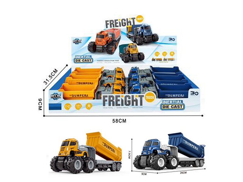Die Cast Truck Friction(6in1) toys