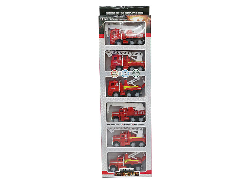Friction Fire Engine(6in1) toys