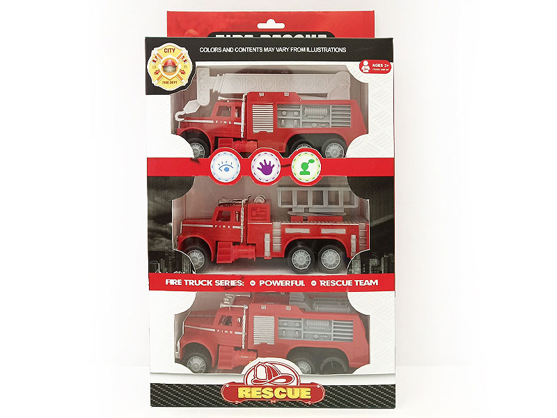 Friction Fire Engine(3in1) toys