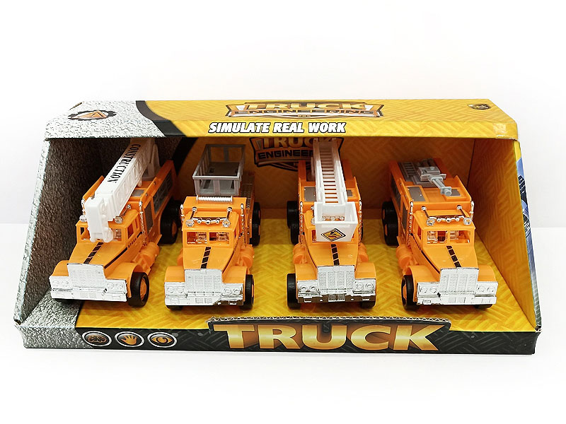 Friction Construction Truck(4in1) toys
