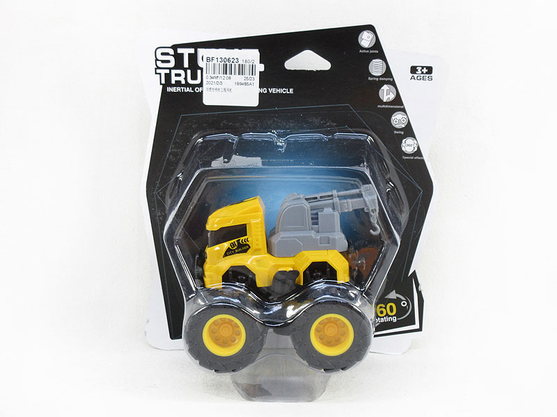 Friction Stunt Construction Truck toys