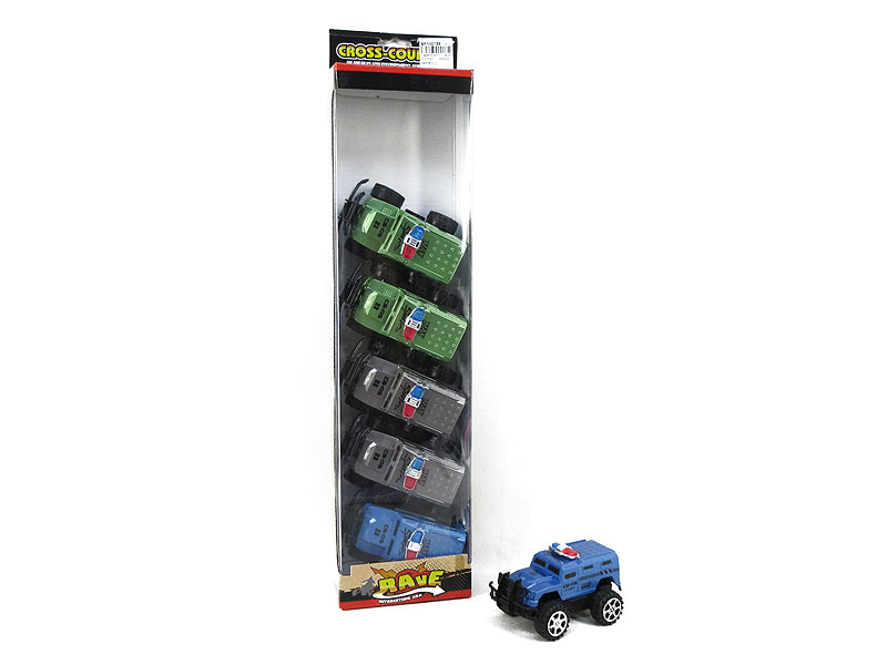 Friction Police Car(6in1) toys