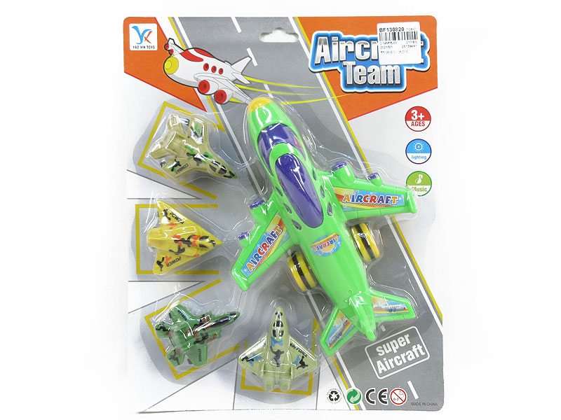 Friction Plane & Pull Back Plane(5in1) toys