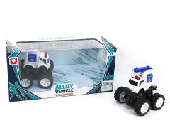 Die Cast Police Car Friction(2in1)