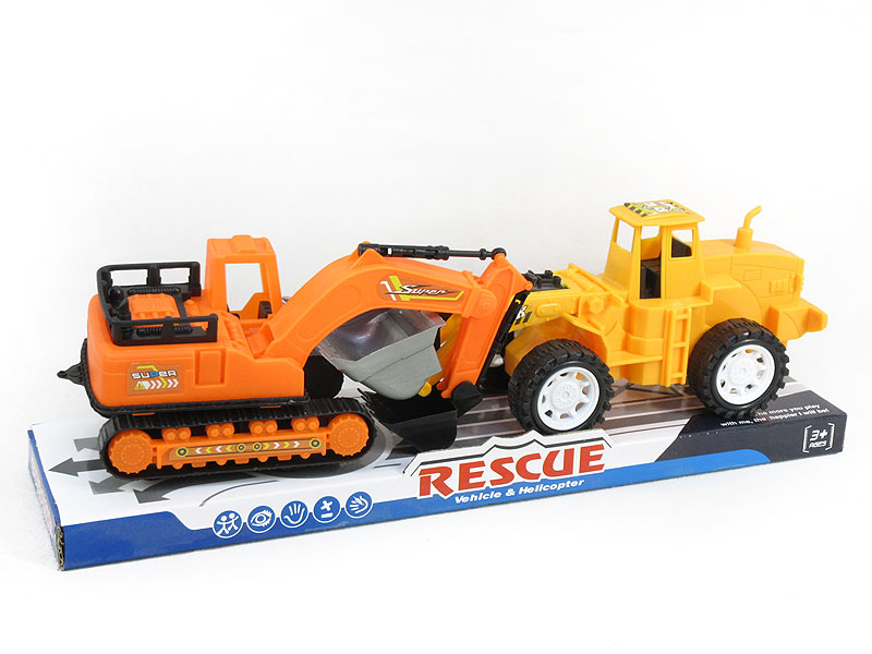 Friction Construction Truck & Free Wheel Construction Truck toys