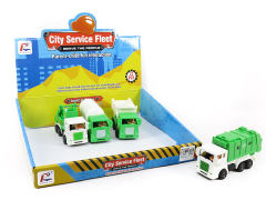 Friction Garbage Truck(12in1)
