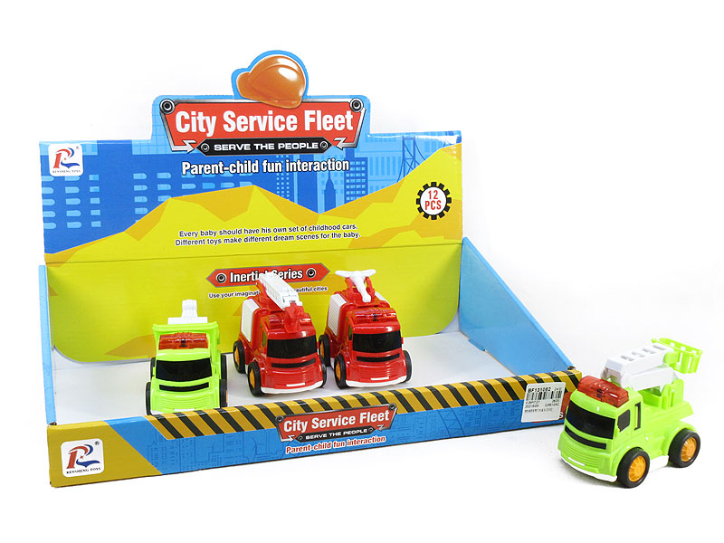 Friction Fire Engine W/L_M(12in1) toys