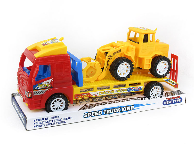Friction Truck Tow Free Wheel Bulldozer(3S) toys