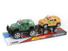 Friction Cross-country Police Car Tow Pull Back Police Car(4S2C)