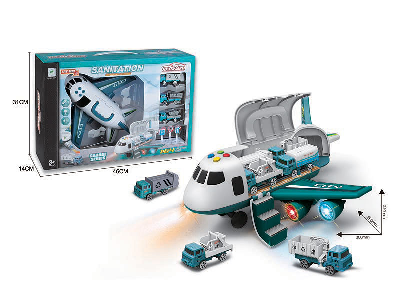 Friction Storage Aircraft Set W/L_M toys