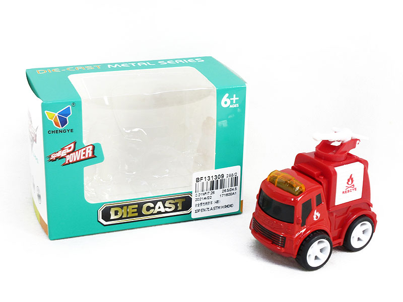 Die Cast Fire Engine Friction(4S) toys